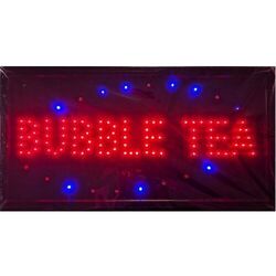 Panneau lumineux à LED clignotantes et statiques BUBBLE TEA
