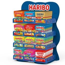 Haribo Présentoir de comptoir 12 paniers + 360 mini sachets