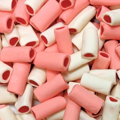 DULCEPLUS Tronquitos fourrés FRAISE crème en sac de 1 kg