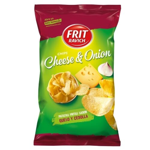 Frit Ravich Chips Fromage et Oignon Sachet 125g x 12