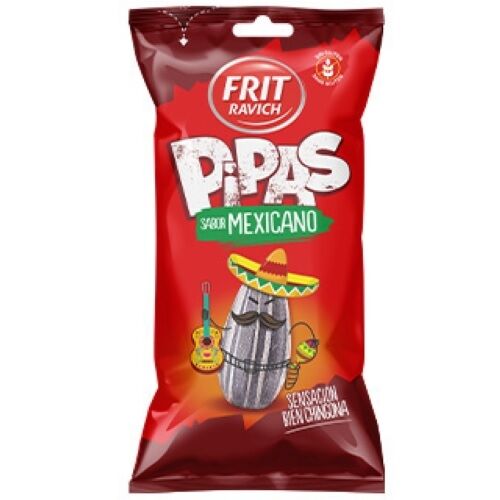 Frit Ravich PIPAS Mexicaines Sachet 130g x 8