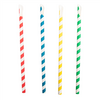 Pailles cuillères à granité en papier COULEURS x 100