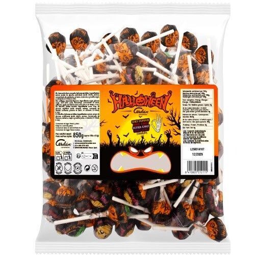 Cerdán Sachet de 100 sucettes Halloween