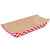 ThePack®️ Barquette en carton VICHY ROUGE 700cc x 150