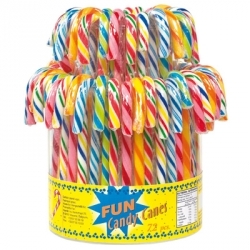 Candy Canes TUTTI-FRUTTI en seau de 72 unités