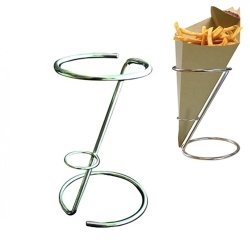 Support pour cornets de frites - 95/110 x 175 (h)mm Support pour cornets de frites - 95/110 x 175 (h)mm