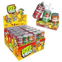 Mini canettes Candy Fizz Trio x 24