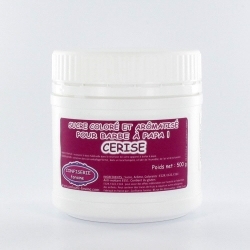 Sucre à barbe à papa CERISE