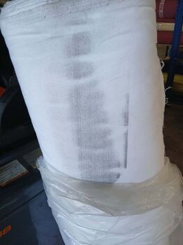 Coton gratté M1 Blanc Dens. 185 gr/m² Larg. 260 cm