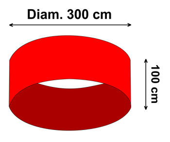 Enseigne Stand Personnalisable | Diamètre 300 cm