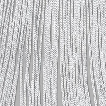Rideau à Fils Ignifugé permanent Blanc Haut. 500 cm Larg. 300 cm