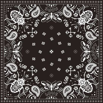 Foulard "Jaya" noir