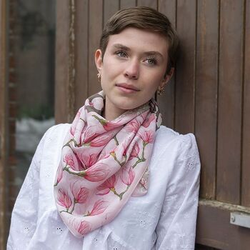 Foulard mini "Magnolia"