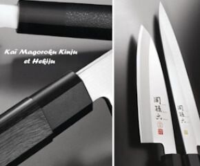 Kaï Magoroku Kinju and Hekiju knives