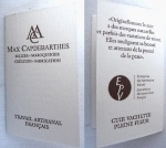 Etui de couteau en cuir Max Capdebarthes port horizontal 57313