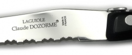 Laguiole steak Messer Dozorme Schwarz