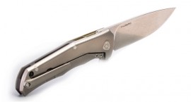 Lionsteel folding knife G10 Green TRE.GGR