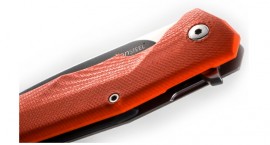 Lionsteel folding knife G10 Orange TRE.GOR