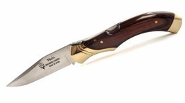 couteau de chasse pliant Laguiole Muela mitres laiton GL-10R