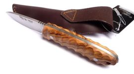Hunting knife Nieto Viking olive-tree wood handle
