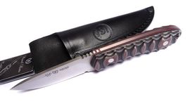 Hunting knife Nieto Viking brown katex handle