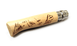 Opinel-Messer N° 8 radsport dekor