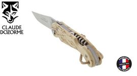 Claude Dozorme knife Baroudeur birch wood