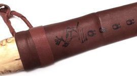 Wood Jewel Eräleuku traditional Lappish hunting knife