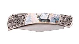 Herbertz folding knife with stag decoration 590411