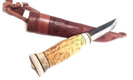 Lappish outdoor knife Wood-Jewel Vuolu 10