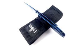 Klappmesser Third titanblaues k1918