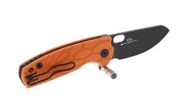 couteau pliant Fox Baby Core Orange Blackwash