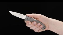 Boker Plus Titanium Drop Folding Knife