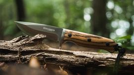 Boker Magnum Zebra drop fixed knife