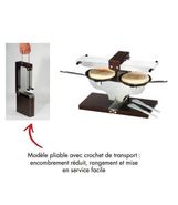 BREZ01C Appareil à raclette Brézière® pour restaurants et particuliers avec couteau