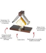 BREZ01C Appareil à raclette Brézière® pour restaurants et particuliers avec couteau