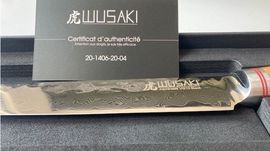 Wusaki Damascus 8004 VG10 carving knife