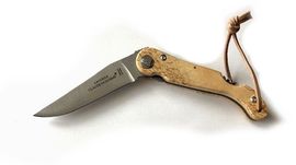 Claude Dozorme knife Baroudeur birch wood