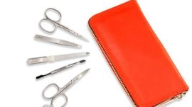 Manicure set 5 pieces Alpen soft black