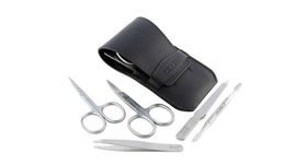 Alpen 5-piece manicure bag black