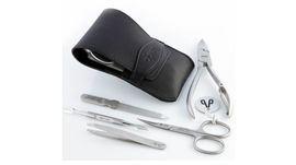 6874R.black Manicure bag 5 pieces Alpen black