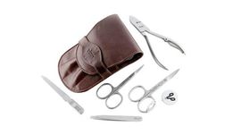 6875R.braun Manikürtasche 5 Stück Alpen braun