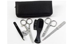 Manicure and beard kit Alpen 5 pieces black
