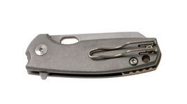 6 cm Klinge - Bronze eloxierter Titan-Griff