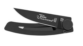 4941.N - Le Thiers folding knife by Claude Dozorme black liner lock