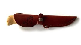Wood-Jewel Ensipuukko small outdoor hunting knife with rounded blade