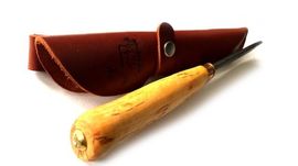 Wood-Jewel Ensipuukko small outdoor hunting knife with rounded blade