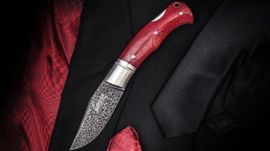 Damascus Boxer Folding Knife from Böker Solingen
