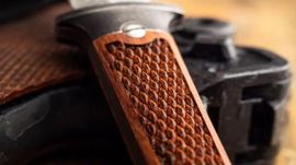 Boker P08 Damascus fixed knife