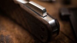 Boker 98K Damascus folding knife